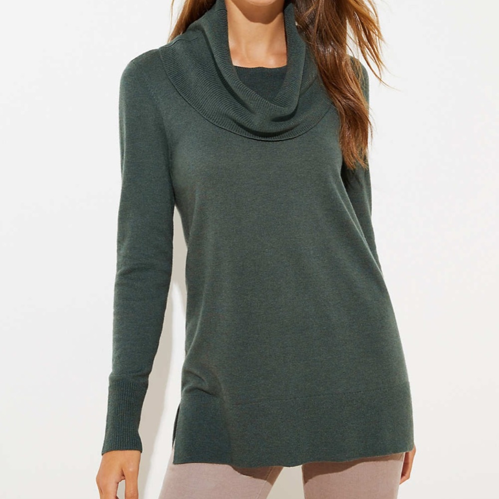 Cowlneck Tunic Sweater